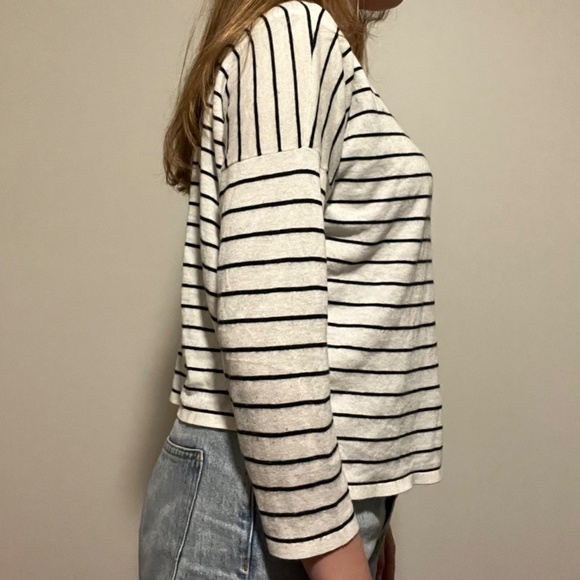 Club Monaco - Striped Top. Lightweight. Women's Size XS/TP - Picture 2 of 5